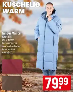 Famila Nord Ost langer Mantel für Damen Angebot