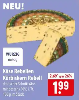 Famila Nord Ost Käse Rebellen Kürbiskern Rebell Angebot