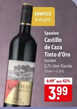 Famila Nord Ost Castillo de Caza Tinto d'Oro Angebot