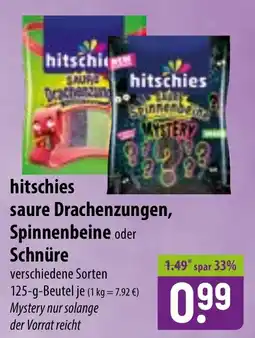 Famila Nord Ost hitschies saure Drachenzungen, Spinnenbeine oder Schnüre Angebot