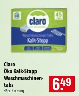 Famila Nord Ost Claro Öko Kalk-Stopp Waschmaschinentabs Angebot
