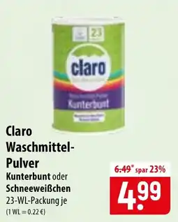 Famila Nord Ost Claro Waschmittel-Pulver Angebot
