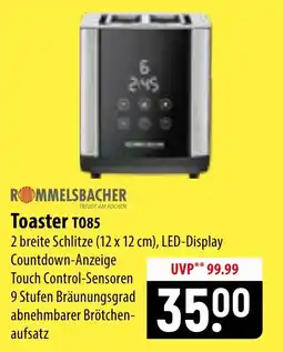 Famila Nord Ost RÖMMELSBACHER Toaster T085 Angebot