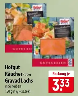 Famila Nord Ost Hofgut Räucher- oder Gravad Lachs Angebot