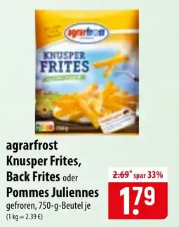 Famila Nord Ost agrarfrost Knusper Frites Angebot