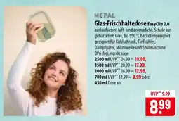 Famila Nord Ost MEPAL Glas-Frischhaltedose EasyClip 2.0 Angebot