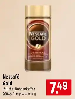 Famila Nord Ost Nescafé Gold lösender Bohnenkaffee Angebot