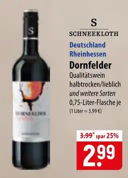 Famila Nord Ost Schneekloth Dornfelder Angebot