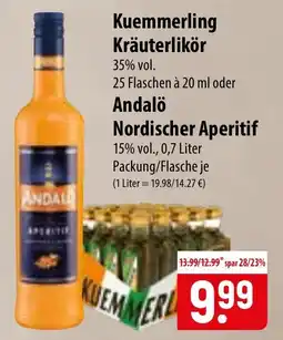 Famila Nord Ost Kuemmerling Kräuterlikör Angebot