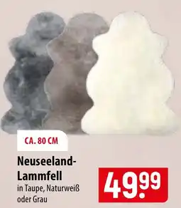 Famila Nord Ost Neuseeland-Lammfell Angebot