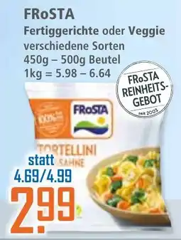 Klaas und Kock Frosta Tortellini Sahne Angebot