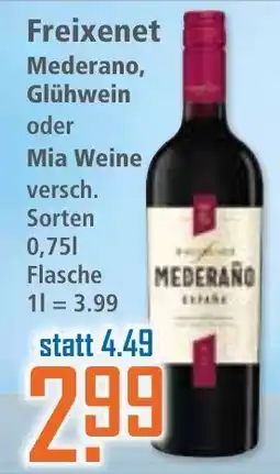 Klaas und Kock Freixenet Mederano, Glühwein oder Mia Weine Angebot