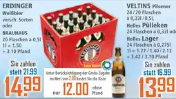 Klaas und Kock ERDINGER Weißbier Angebot