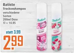 Klaas und Kock Batiste Trockenshampoo Angebot