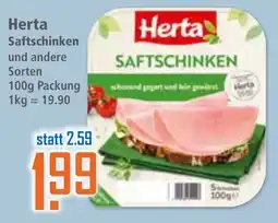 Klaas und Kock Herta Saftschinken Angebot