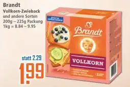 Klaas und Kock Brandt Vollkorn-Zwieback Angebot