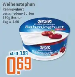 Klaas und Kock Weihenstephan Rahmjoghurt Angebot