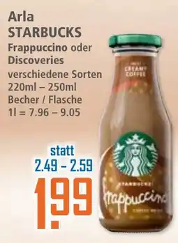 Klaas und Kock Arla STARBUCKS Frappuccino Angebot