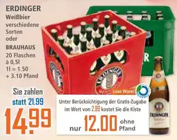 Klaas und Kock ERDINGER Weißbier Angebot