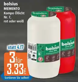 Klaas und Kock bolsius MEMENTO Kompo Öllicht Angebot