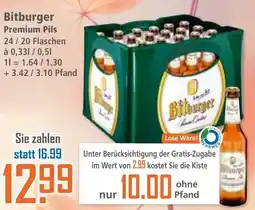Klaas und Kock Bitburger Premium Pils Angebot