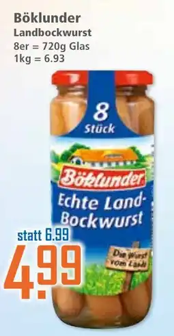 Klaas und Kock Böklunder Landbockwurst Angebot