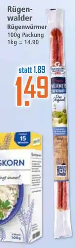 Klaas und Kock Rügenwalder Rügenwürmer Angebot