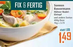 Klaas und Kock Sonnen Bassermann Hühner-Nudel-Eintopf Angebot