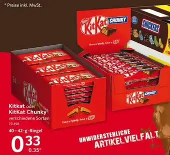 Selgros Kitkat o. Kitkat Chunky 40-42g Angebot