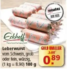 Multi Markt Eckhoff Leberwurst Angebot