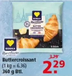 Multi Markt EDEKA Herzstücke Buttercroissant Angebot