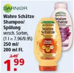Multi Markt GARNIER Wahre Schätze Shampoo/Spülung Angebot