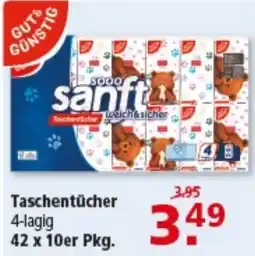 Multi Markt sanft Taschentücher Angebot