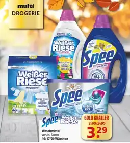 Multi Markt Spee Waschmittel Angebot