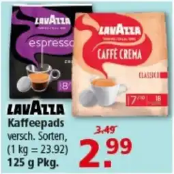 Multi Markt LAVAZZA Kaffeepads Angebot