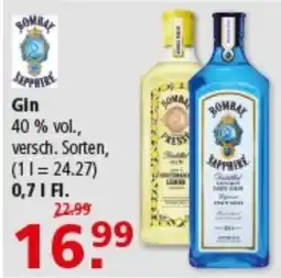Multi Markt Bombay Sapphire Gin Angebot