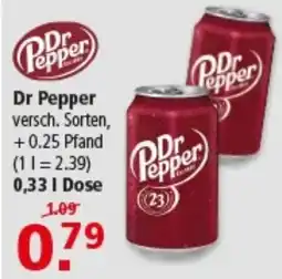 Multi Markt Dr Pepper Angebot
