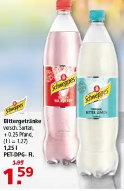 Multi Markt Schweppes Bittergetränke Angebot