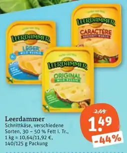 tegut Leerdammer Schnittkäse Angebot