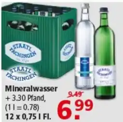 Multi Markt Mineralwasser STAATL. PACHINGER Angebot