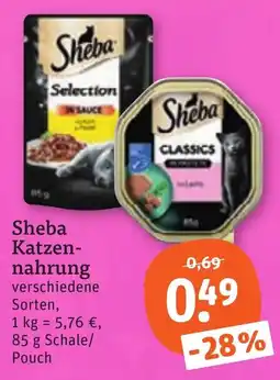 tegut Sheba Katzen-nahrung Angebot