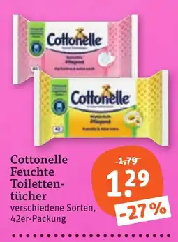 tegut Cottonelle Feuchte Toiletten-tücher Angebot