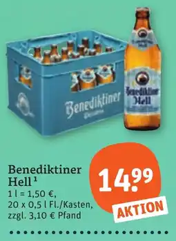 tegut Benediktiner Hell Angebot