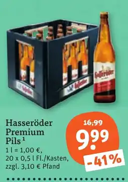 tegut Hasseröder Premium Pils Angebot