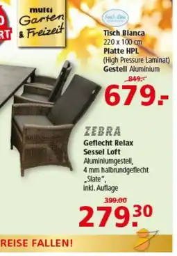 Multi Markt Tisch Bianca Angebot