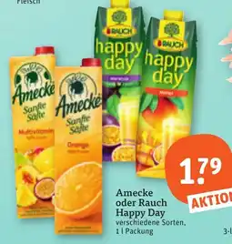 tegut Amecke oder Rauch Happy Day Angebot