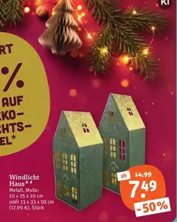 tegut Windlicht Haus Angebot