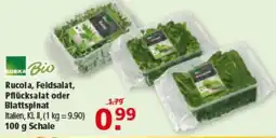 Multi Markt EDEKA Bio Rucola, Feldsalat, Pflücksalat oder Blattspinat Angebot