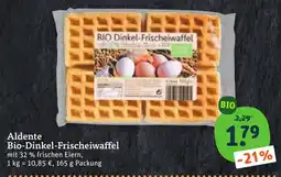 tegut Aldente Bio-Dinkel-Frischeiwaffel Angebot