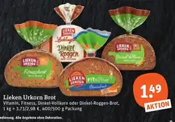 tegut Lieken Urkorn Brot Angebot